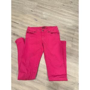Tripp NYC skinny pant y2k skull detail size 3 pink cotton goth hot topic